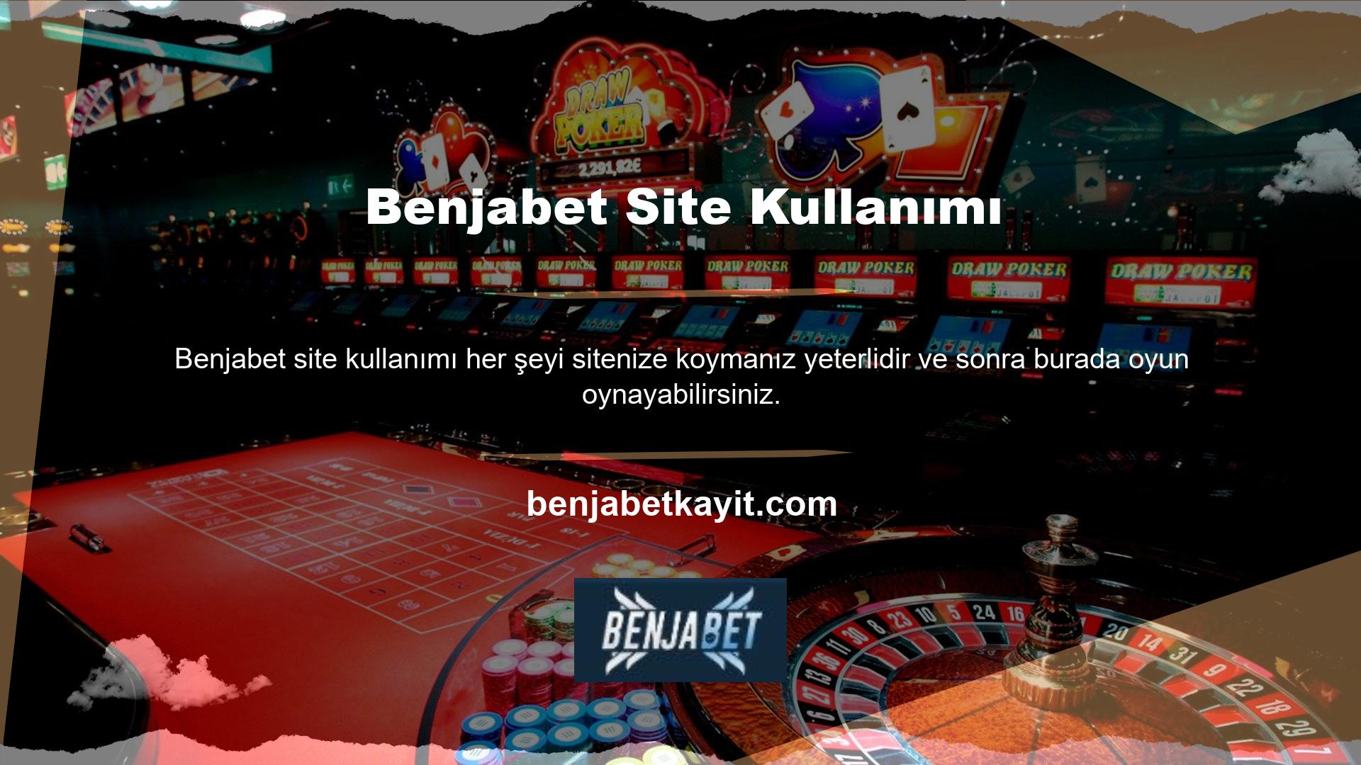 Casino oyunları için altyapı hizmetleri sunan şirket, ancak altyapı içermeyen şirket aşağıdaki gibidir: Birçok farklı sağlayıcı ile Benjabet casino altyapısının tüm özelliklerini değerlendirmelisiniz ve oyun oyunları
